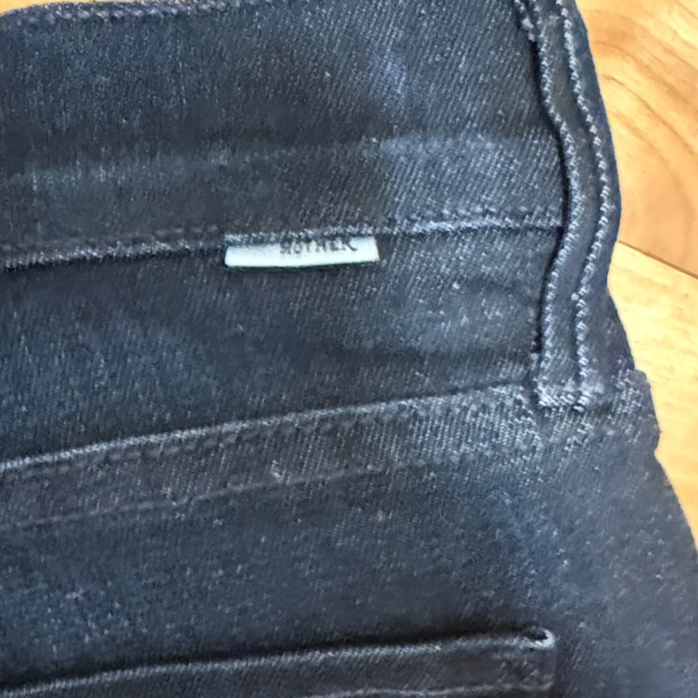 NWT MOTHER Women's Straight Leg Jeans - dark denim color now-now or never - Picture 10 of 14